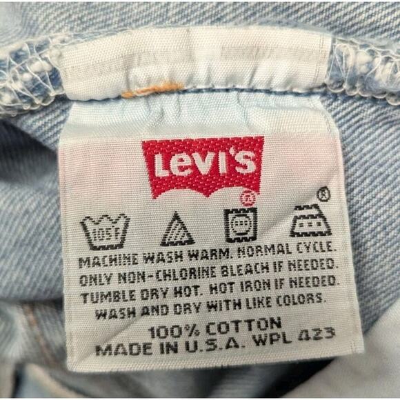 1999 Levis 501 Jeans Mens 40x30 Denim Button Fly Made USA Straight Leg 90s 497 - Picture 8 of 12